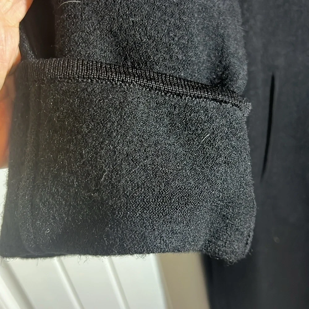 GEIGER Women's Black Long Wool size 34 Coat Made in Austria - Picture 7 of 9